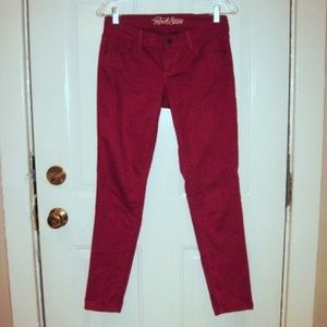 Old Navy Rock Star Skinny Jeans Red Size 6